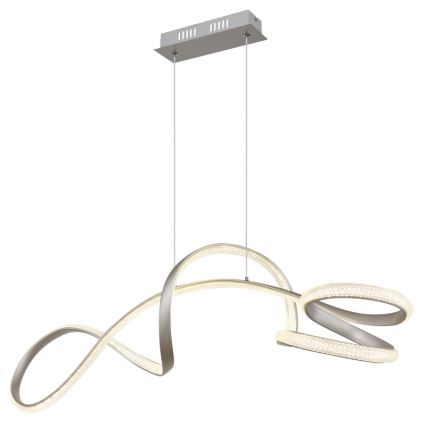 Globo - Candeeiro suspenso LED LED/40W/230V cromado mate