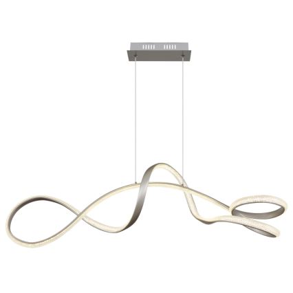 Globo - Candeeiro suspenso LED LED/40W/230V cromado mate