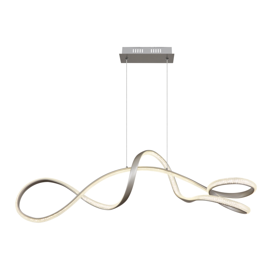 Globo - Candeeiro suspenso LED LED/40W/230V cromado mate