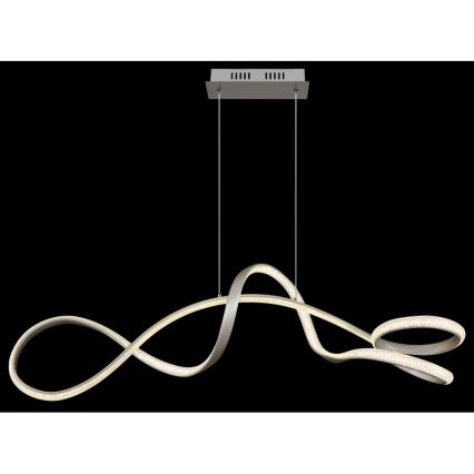 Globo - Candeeiro suspenso LED LED/40W/230V cromado mate