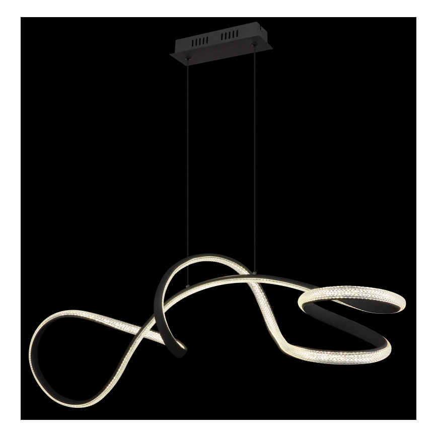 Globo - Candeeiro suspenso LED LED/40W/230V preto