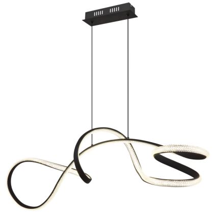Globo - Candeeiro suspenso LED LED/40W/230V preto
