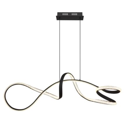 Globo - Candeeiro suspenso LED LED/40W/230V preto