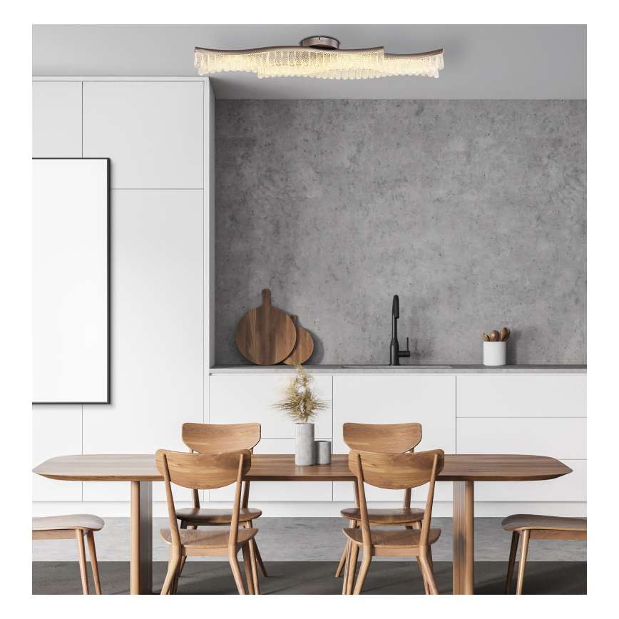 Globo - Iluminação de teto LED LED/35W/230V 3200K 18x108 cm cromado mate