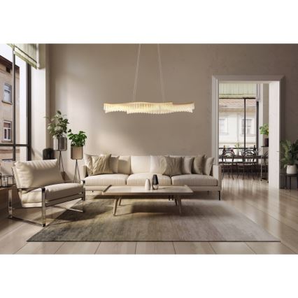 Globo - Candeeiro suspenso LED LED/35W/230V 3200K dourado