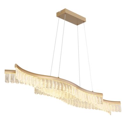 Globo - Candeeiro suspenso LED LED/35W/230V 3200K dourado