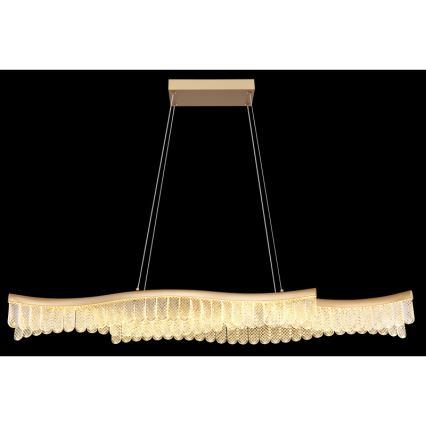 Globo - Candeeiro suspenso LED LED/35W/230V 3200K dourado