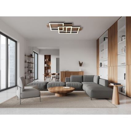 Globo - Iluminação de teto LED LED/24W/230V 3000K 33x58 cm castanho/preto