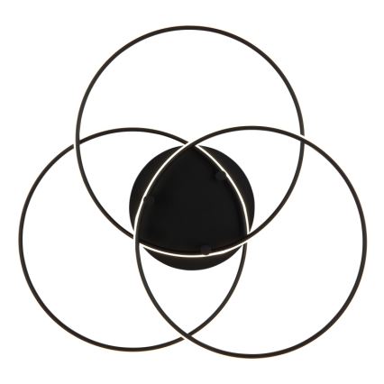 Globo - Iluminação de teto LED LED/40W/230V 4000K diâmetro 45,6 cm preto
