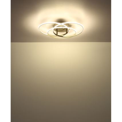 Globo - Iluminação de teto LED LED/40W/230V 4000K diâmetro 45,6 cm cromado mate