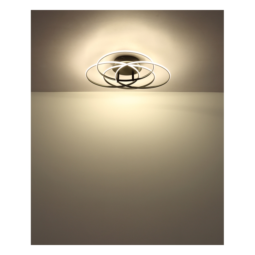 Globo - Iluminação de teto LED LED/55W/230V 4000K diâmetro 51,5 cm preto