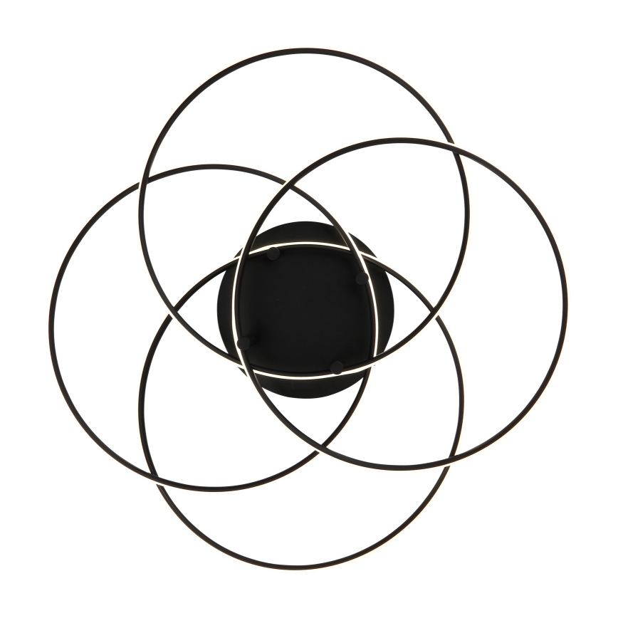 Globo - Iluminação de teto LED LED/55W/230V 4000K diâmetro 51,5 cm preto