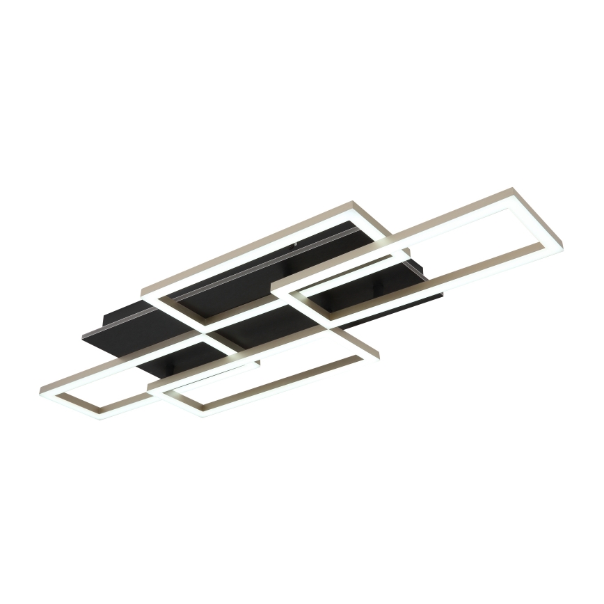 Globo - Candeeiro de teto LED dimerizável LED/40W/230V 2700-6500K 32,5x87,5 cm preto + controlo remoto