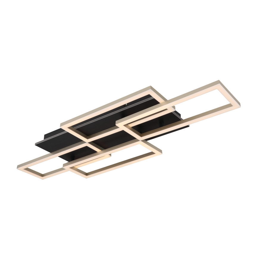 Globo - Candeeiro de teto LED dimerizável LED/40W/230V 2700-6500K 32,5x87,5 cm preto + controlo remoto