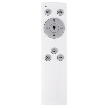 Globo - Candeeiro de teto LED dimerizável LED/40W/230V 2700-6500K 32,5x87,5 cm preto + controlo remoto