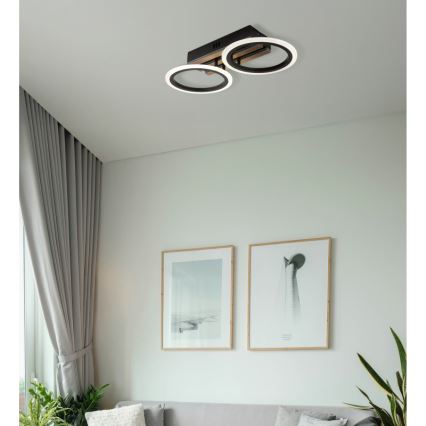 Globo - Candeeiro de tecto LED 15W/230V 3000/4200/600K 21x44,5 cm