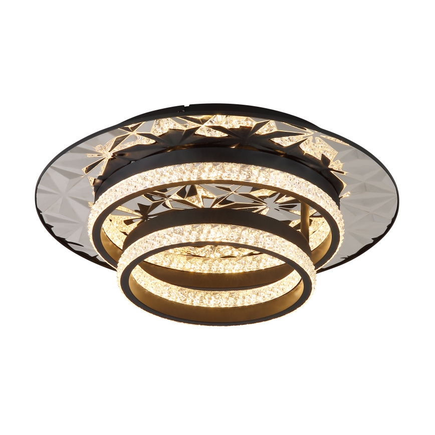Globo - Iluminação de teto LED LED/24W/230V 3000K 40x50,5 cm preto/cromado brilhante