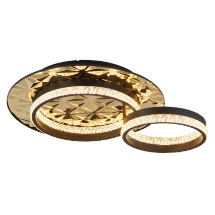 Globo - Iluminação de teto LED LED/24W/230V 3000K 40x50,5 cm preto/dourado