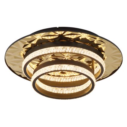 Globo - Iluminação de teto LED LED/24W/230V 3000K 40x50,5 cm preto/dourado