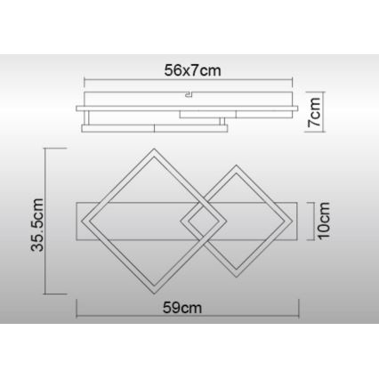 Globo - Iluminação de teto LED LED/24W/230V 3000K