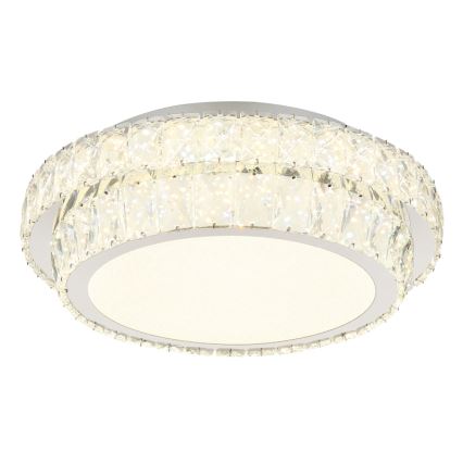Globo - Luminária de teto LED dimerizável, 38W/230V, 2700-6000K, Ø 40 cm + controlo remoto