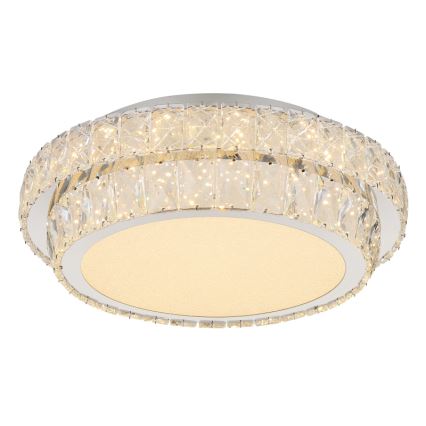 Globo - Luminária de teto LED dimerizável, 38W/230V, 2700-6000K, Ø 40 cm + controlo remoto