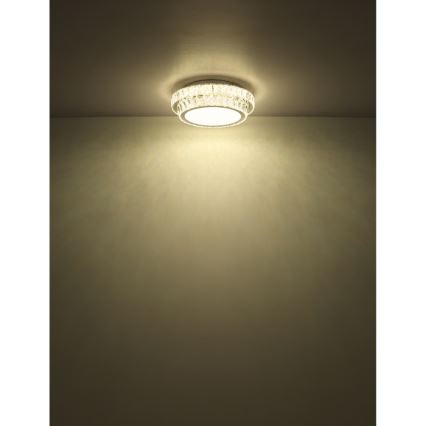 Globo - Luminária de teto LED dimerizável, 38W/230V, 2700-6000K, Ø 40 cm + controlo remoto