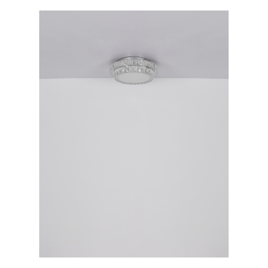 Globo - Luminária de teto LED dimerizável, 38W/230V, 2700-6000K, Ø 40 cm + controlo remoto