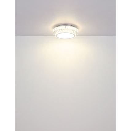 Globo - Luminária de teto LED dimerizável, 38W/230V, 2700-6000K, Ø 40 cm + controlo remoto
