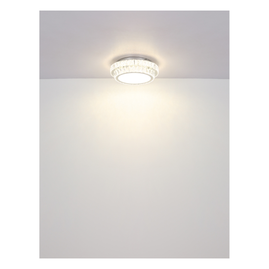 Globo - Luminária de teto LED dimerizável, 38W/230V, 2700-6000K, Ø 40 cm + controlo remoto
