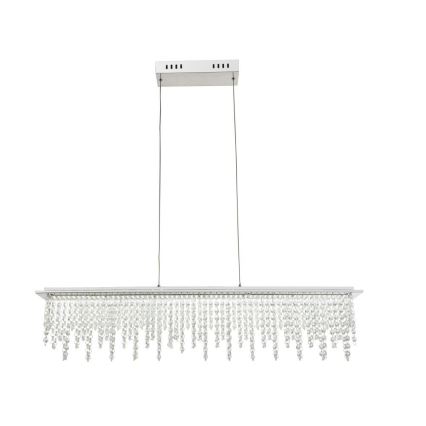 Globo - LED Regulação cristal candelabro suspenso LED/24W/230V 3000-6000K + controlo remoto