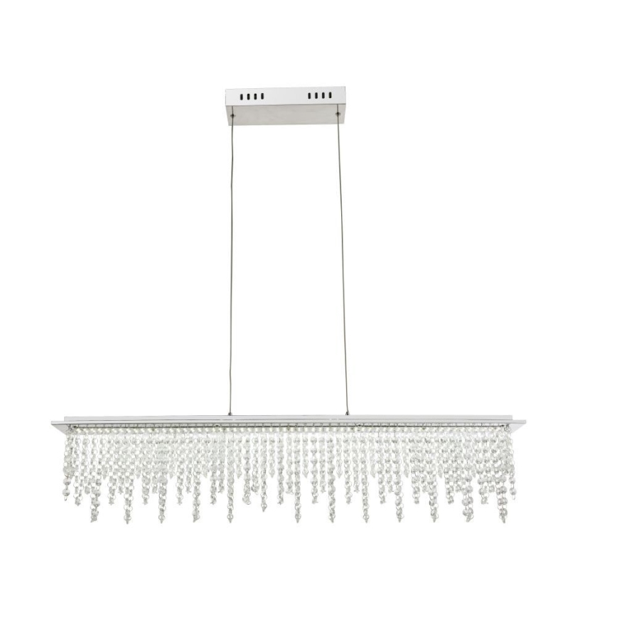 Globo - LED Regulação cristal candelabro suspenso LED/24W/230V 3000-6000K + controlo remoto