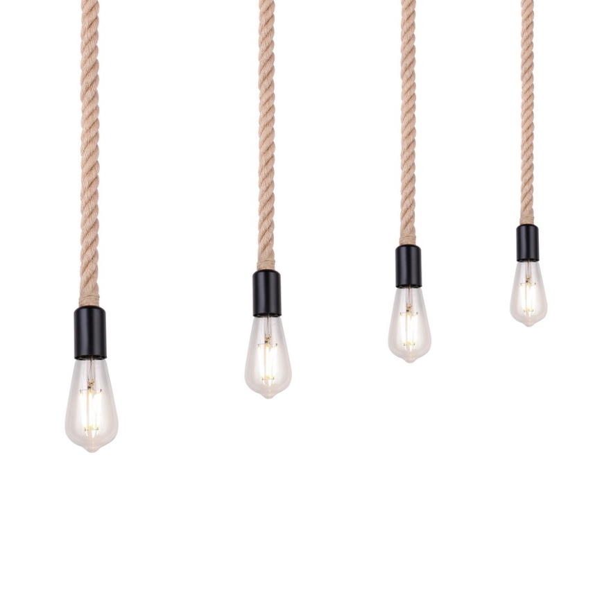Globo - Candelabro num fio 4xE27/60W/230V