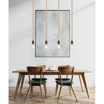 Globo - Candelabro num fio 4xE27/60W/230V