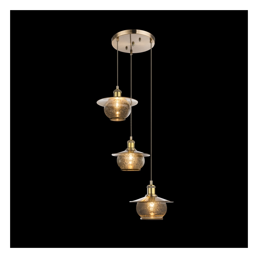 Globo - Luz pendente 3xE27/60W/230V