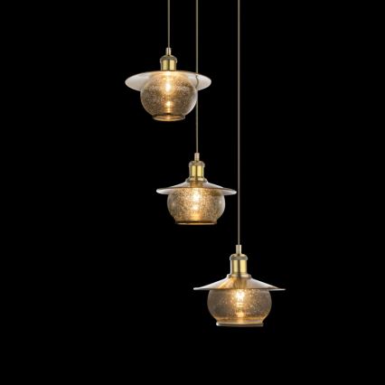 Globo - Luz pendente 3xE27/60W/230V