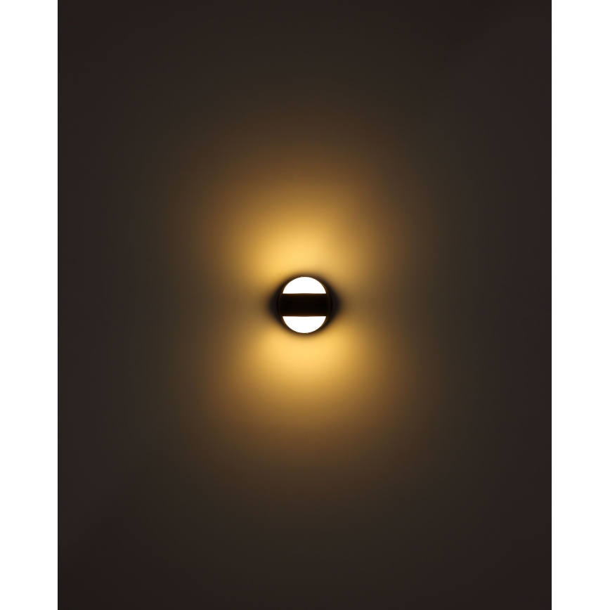 Globo - LED Regulação recarregável táctil iluminação de parede LED/1,4W/5V 1800 mAh preto
