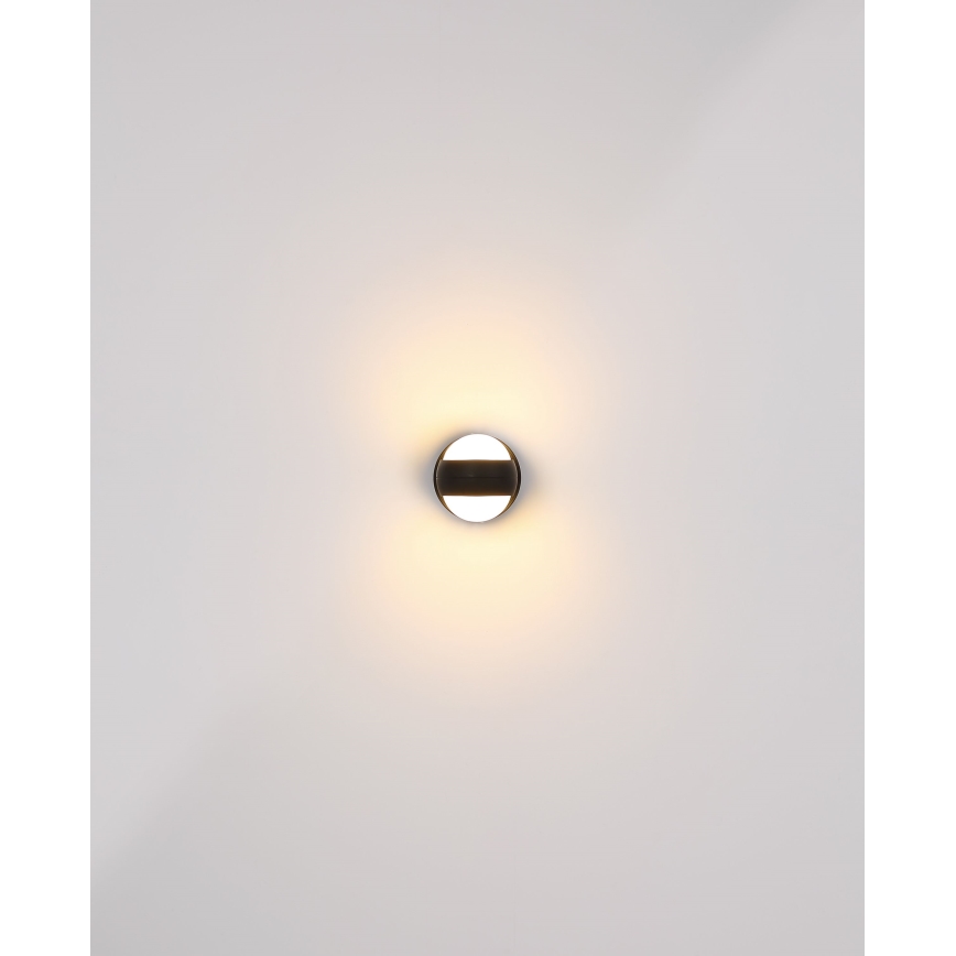 Globo - LED Regulação recarregável táctil iluminação de parede LED/1,4W/5V 1800 mAh preto