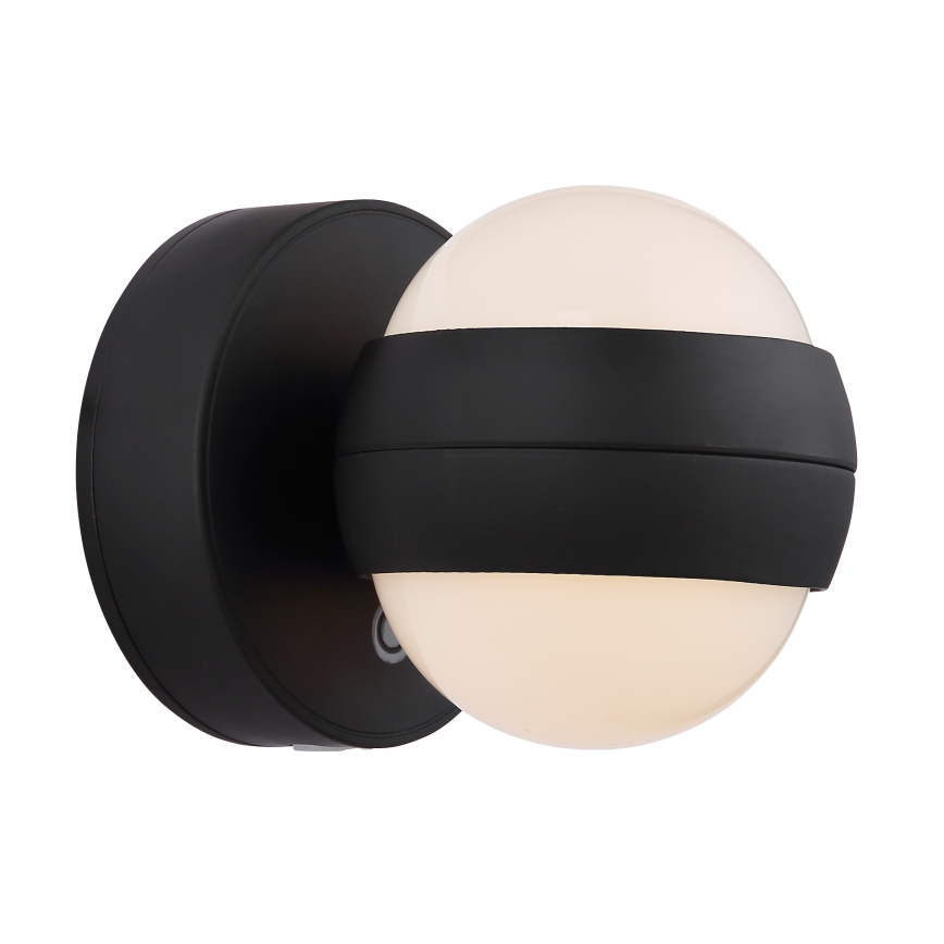Globo - LED Regulação recarregável táctil iluminação de parede LED/1,4W/5V 1800 mAh preto