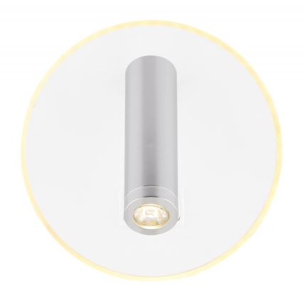 Globo - Foco de parede LED LED/6W + LED/1W/230V