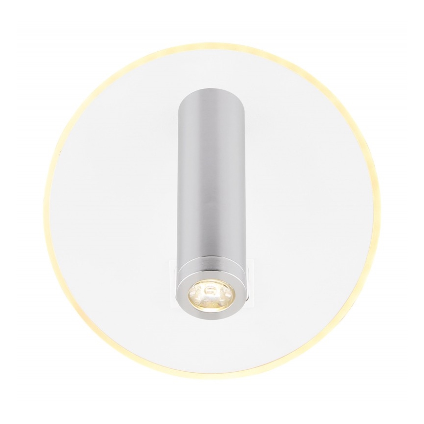 Globo - Foco de parede LED LED/6W + LED/1W/230V