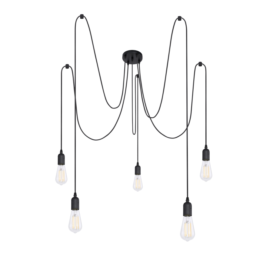 Globo - Iluminação pendente 5xE27/60W/230V