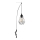 Globo - Candeeiro com tomada 1xE27/60W/230V