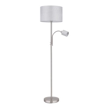 Globo - Candeeiro de chão 1xE27/40W/230V + 1xE14/25W