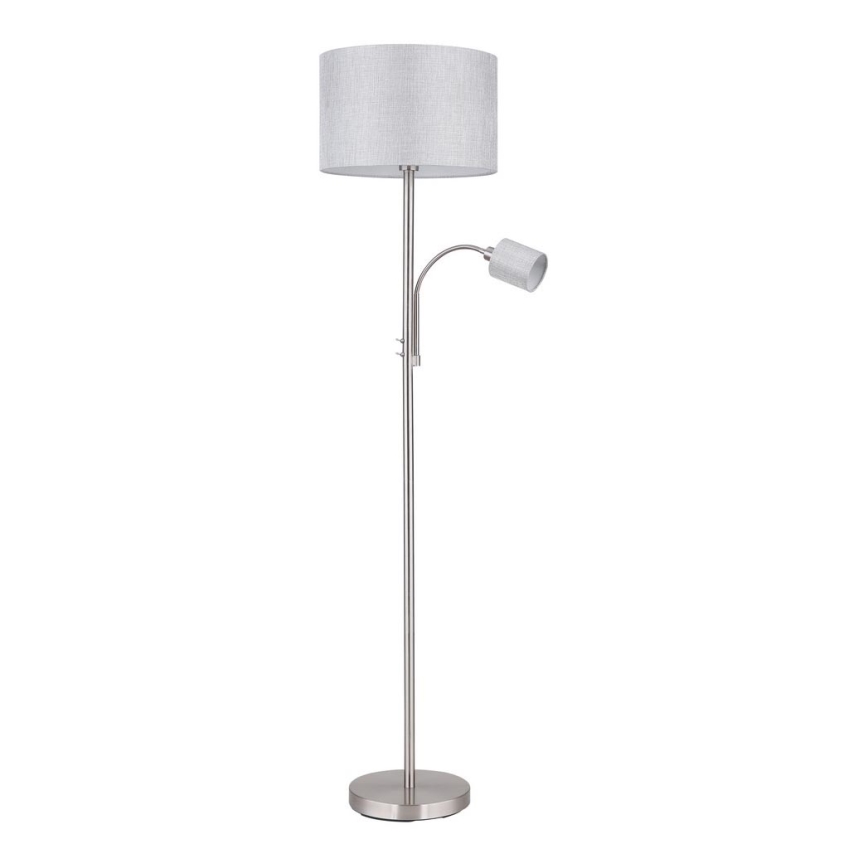 Globo - Candeeiro de chão 1xE27/40W/230V + 1xE14/25W