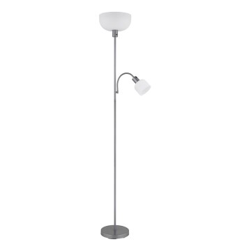 Globo - Candeeiro de chão 1xE27/40W/230V + 1xE14/25W