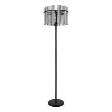 Globo - Candeeiro de chão 1xE27/60W/230V preto