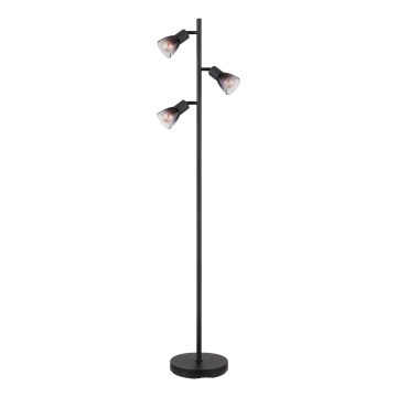 Globo - Candeeiro de chão 3xE14/25W/230V preto