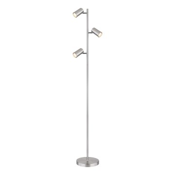 Globo - Candeeiro de chão 3xGU10/5W/230V cromado mate