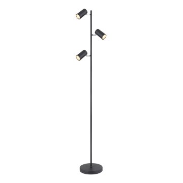 Globo - Candeeiro de chão 3xGU10/5W/230V preto